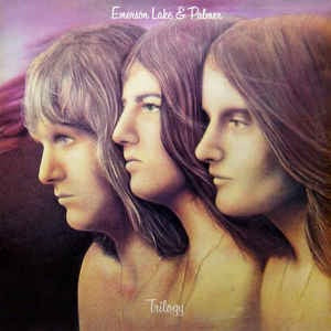 Image of Front Cover of LP - G+/VG - EMERSON, LAKE & PALMER, Trilogy (Island Records (Pink Rim); ILPS 9186, UK 1972, Tinsley Robor Gatefold Sleeve), Sleeve a bit worn,  - 3616287C