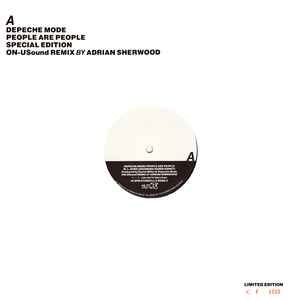 Image of Front Cover of 12" - VG+/VG+ - DEPECHE MODE, People Are People (ON-USound Remix By Adrian Sherwood) (Mute; L12 BONG 5, UK 1984, Die Cut Sleeve, Numbered, Limited Edition.), ,  - 2626128E