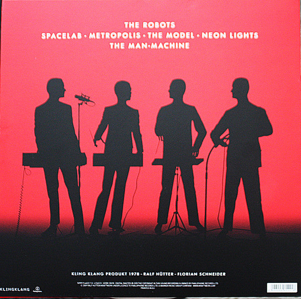 Image of Back Cover of LP - NEW/NEW - KRAFTWERK, AZZZ (Kling Klang; 50999 9 66022 1 8,, Europe 2020 Reissue, Inner & Booklet, Red Vinyl), ,  - 1316731C