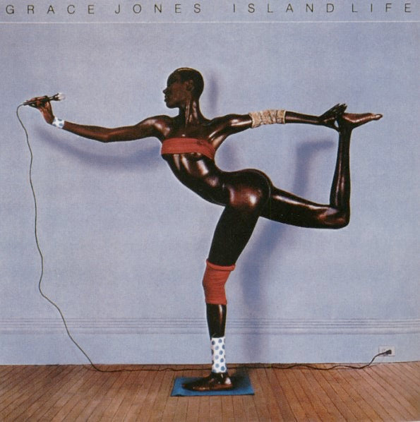 Image of Front Cover of LP - VG/VG+ - GRACE JONES, Island Life (Island Colourband Rim; GJ 1, UK 1985, Glossy Gatefold), ,  - 2426048E