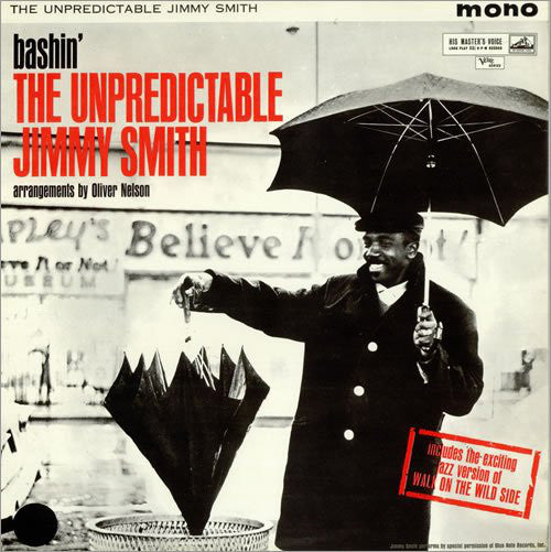 Image of Front Cover of LP - VG/VG - JIMMY SMITH, Bashin' - The Unpredictable Jimmy Smith (His Master's Voice; CLP 1596, UK 1962, Laminated Front Flipback Sleeve, Mono), Hairlines, name written on back cover,  - 2846098S