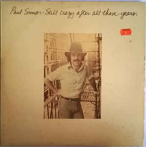 Image of Front Cover of LP - VG/VG+ - PAUL SIMON, Still Crazy After All These Years (CBS; S 86001, UK 1975, Embossed Sleeve, Inner), ,  - 1826054E