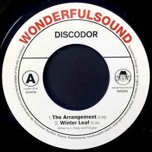 Image of Label Cover of 1524359E: 7" EP - DISCODOR, The Arrangement E.P. (Wonderfulsound; WSD82, UK 2019, Die Cut Company Sleeve, Limited edition of 300)   EX/EX