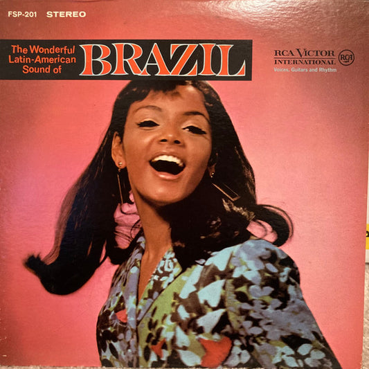 Image of Front Cover of LP - G+/VG - VARIOUS, Wonderful Latin American Sound of Brazil (RCA International Green; FSP201, US 1968), ,  - 2626268E