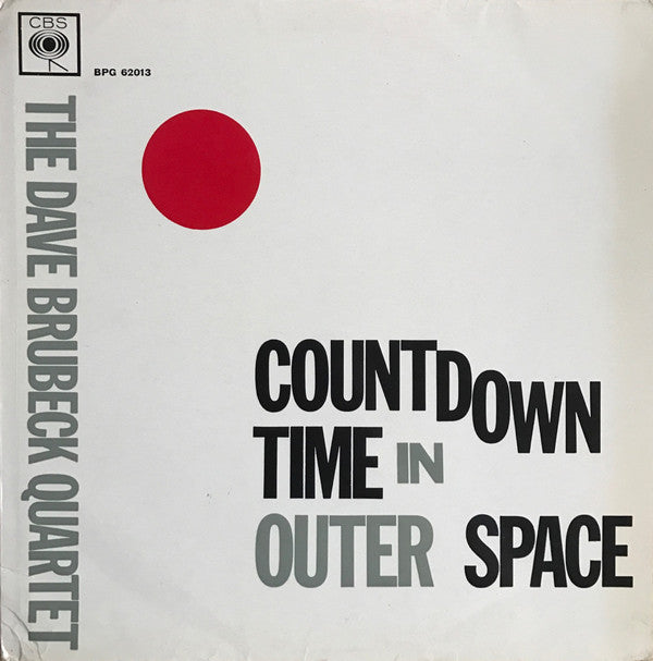 Image of Front Cover of LP - VG/VG - THE DAVE BRUBECK QUARTET, Countdown Time In Outer Space (CBS; BPG 62013, UK 1962, Laminated Flipback Sleeve, Mono), Light marks only. Writing on reverse.,  - 3216133C