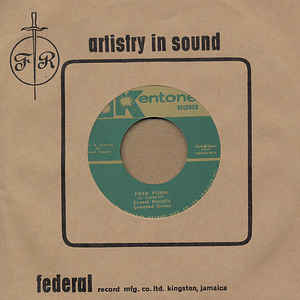 Image of Front Cover of 7" - EX/EX - ERNEST RANGLIN SELECTED GROUP, Free Form / Skalvouv'a (Kentone Records / Dub Store Records; DSR-KK7-001, Japan 2011 Reissue, Company Sleeve), ,  - 3526275E