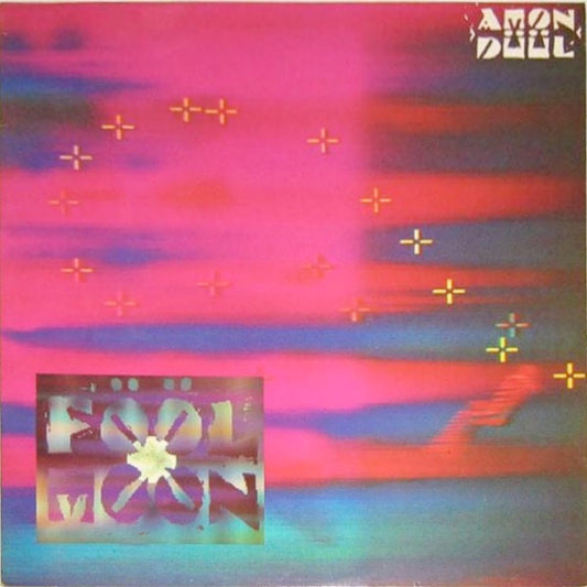 Image of Front Cover of 2514113C: LP - AMON D  L, F  l Moon (Demi Monde; DMLP1020, UK 1989) Corner bumps, Small crease in bottom left corner of sleeve  VG/VG+