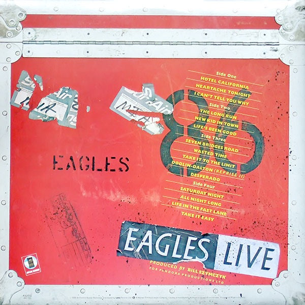 Image of Back Cover of 2xLP - VG+/VG - EAGLES, Eagles Live (Asylum; K 62032, UK 1980, Gatefold, 2 Inners, No Poster), ,  - 2226339E