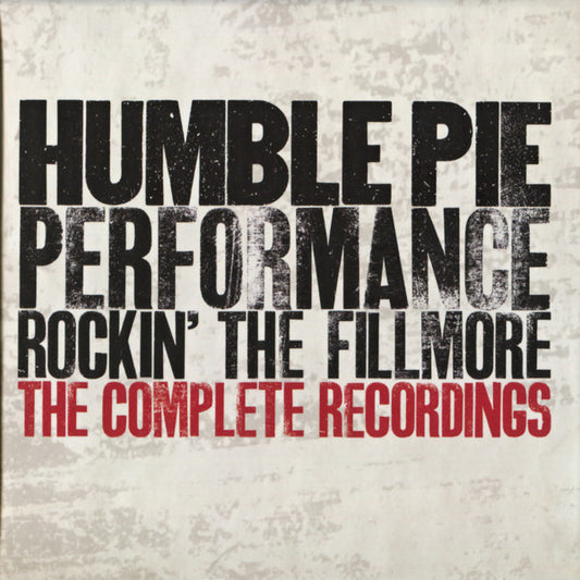 Image of Front Cover of 4655212S: 4xCD - HUMBLE PIE, Performance: Rockin' The Fillmore: The Complete Recordings (Omnivore Recordings; 3751304, Europe 2013, Box Set, Booklet & Inners)   VG+/VG+
