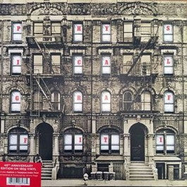 Image of Front Cover of 2xLP - EX/EX - LED ZEPPELIN, Physical Graffiti (Warner Bros; 0081227965785, UK 2015 Reissue, Die Cut Sleeve, Inner & Insert, 180 Gram Vinyl), Stickered Sleeve,  - 1626151E