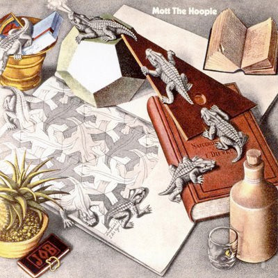 Image of Front Cover of LP - G+/G+ - MOTT THE HOOPLE, Mott the Hoople (Island Pink/i logo; ILPS9108, UK 1969, Gatefold), Water Damage And Stains To Sleeve,  - 1025148E