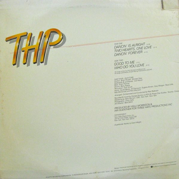 Image of Back Cover of LP - VG/VG - THP, Good to Me (Atlantic; SD19257, US 1979, Inner), Light marks. Ringwear on sleeve.,  - 3346073S