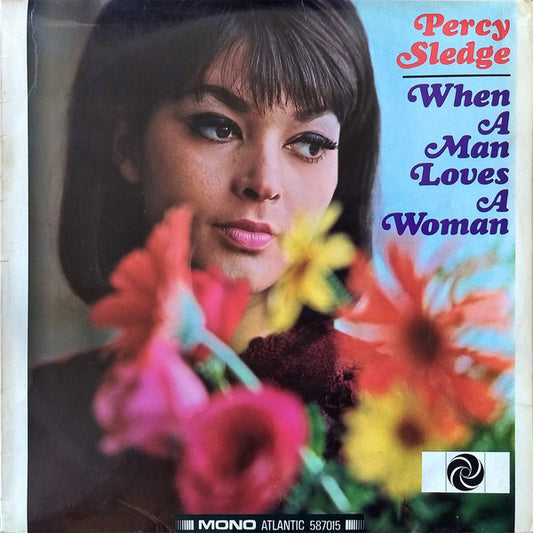 Image of Front Cover of LP - G+/G+ - PERCY SLEDGE, When A Man Loves A Woman (Atlantic Plum & Orange; 587015, UK 1966, Mono), WOL. Many light marks. ,  - 3026096E