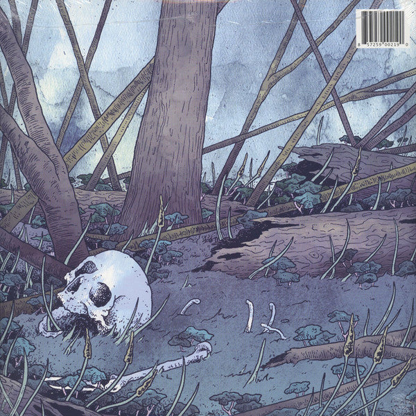 Image of Back Cover of LP - VG+/VG - JEDI MIND TRICKS, The Thief And The Fallen (Enemy Soil; ESLP15021, US 2015, Gatefold, 1 x White Vinyl, 1 x Blue Vinyl), No Insert. Hype stickered shrink,  - 1116360C