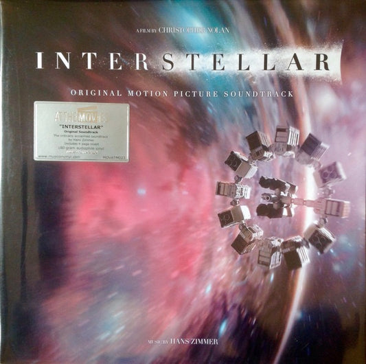 Image of Front Cover of 4915193C: 2xLP - HANS ZIMMER, Interstellar (Original Motion Picture Soundtrack) (Music On Vinyl; MOVATM023, WaterTower Music  � MOVATM023, Sony Classical  � MOVATM023, Europe 2015, Gatefold in Clear stickered plastic sleeve with flap, Insert)   NEW/NEW
