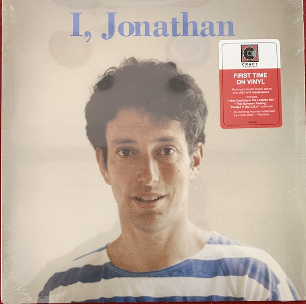 Image of Front Cover of LP - NEW/NEW - JONATHAN RICHMAN, I, Jonathan (Craft Recordings; CR00283, UK 2020s Reissue, Inner), ,  - 3356016S