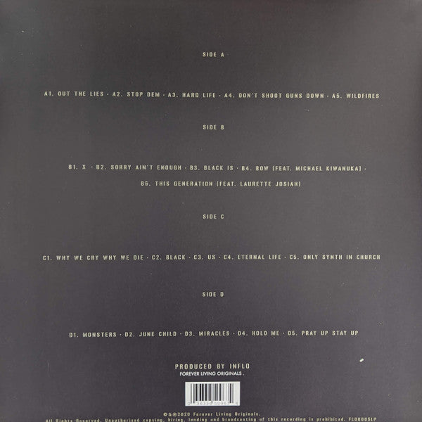 Image of Back Cover of 2xLP - NEW/NEW - SAULT, Untitled (Black Is) (Forever Living Originals; FL00005LP, UK 2020, Gatefold), ,  - 3915275C