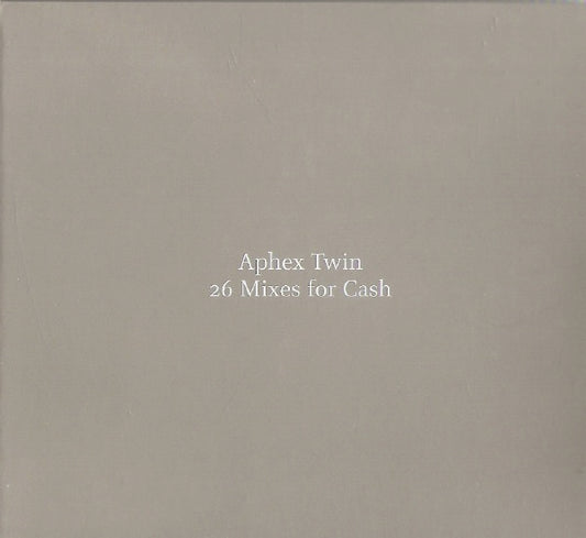 Image of Front Cover of 4834214E: 2xCD - APHEX TWIN, 26 Mixes For Cash (Warp Records; WarpCD102, UK 2003, Triple Digipak)   VG+/EX