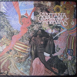 Image of Front Cover of LP - VG/VG - SANTANA, Abraxas (CBS Orange (33 1/3 On Label); 64087, UK 1970, Single Sleeve, A2/B2 Matrix, Chrysalis Music Publishing on Side B, Channels reversed on Side A, Side B Runs Slightly Too Fast.), ,  - 3916345C