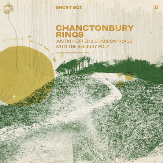 Image of Front Cover of LP - VG+/VG+ - JUSTIN HOPPER & SHARRON KRAUS WITH THE BELBURY POLY, Chanctonbury Rings (Ghost Box; GBX033 LP, UK 2019, Inner), Still In Opened Shrinkwrap,  - 1946074S