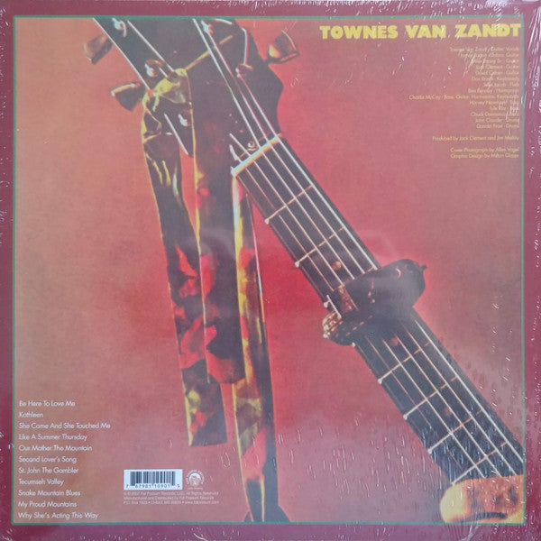 Image of Back Cover of LP - NEW/NEW - TOWNES VAN ZANDT, Our Mother The Mountain (Fat Possum Records; FP1090-1, US 2015 Reissue, Black Vinyl), ,  - 2916457C