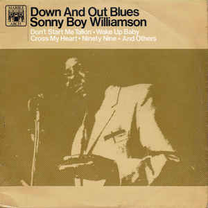 Image of Front Cover of 1514325C: LP - SONNY BOY WILLIAMSON, Down And Out Blues (Marble Arch; MAL 662, UK 1966 Reissue, Laminated Flipback Sleeve) Top edge of sleeve discoloured. Some staining at corner of front cover  VG/G+