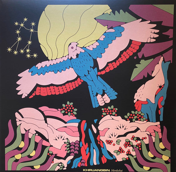 Image of Front Cover of 5015161C: LP - KHRUANGBIN, Mordechai (Dead Oceans; DOC193LP-C1, Europe 2020, Gatefold, Inner, Pink Translucent Vinyl)   VG+/VG+