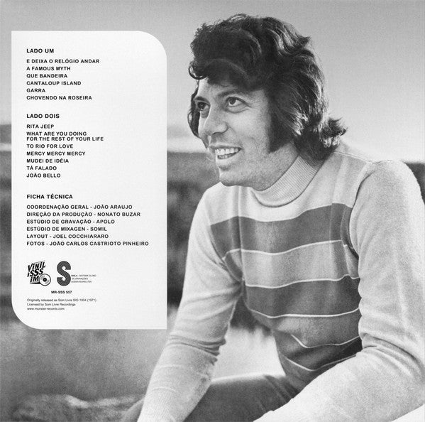 Image of Back Cover of 1724304E: LP - OSMAR MILITO, ...E Deixa O Rel gio Andar! (ViNiLiSSSiMO; MRSSS 557, Spain 2018) VG+ Condition but the record is ever so slightly dished, does not affect play.  VG+/VG