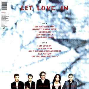Image of Back Cover of LP - VG+/VG - NICK CAVE AND THE BAD SEEDS, Let Love In (Mute; LPSEEDS8, Europe 2015 Reissue, Inner, 180 Gram Vinyl), ,  - 3716057C