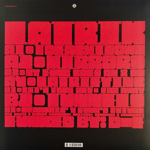 Image of Back Cover of LP - VG+/VG+ - D M-FUNK, Toeachizown: Latrik (Stones Throw Records; STH2225, US 2012), ,  - 1716545C