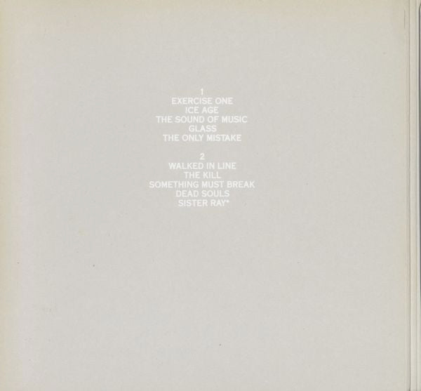 Image of Back Cover of 3624160E: 2xLP - JOY DIVISION, Still (Factory; FACT 40, UK 1981, Grey Card Gatefold, Centre Loading, 2 Inners With One Rounded Corner, TOWN HOUSE Matrix)   VG/G+