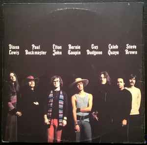 Image of Back Cover of LP - VG+/VG+ - ELTON JOHN, Elton John (DJM Black Yellow and Silver; DJLPS 406, UK 1970, Textured Gatefold, A4/B1. Made in England on labels.), ,  - 4026194E
