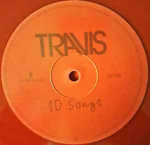 Image of Label Cover of 2xLP - VG+/VG+ - TRAVIS, 10 Songs (Red Telephone Box; 538619891, Europe 2020, Gatefold, 2 Inners, Red Vinyl plus Bonus Blue Vinyl Demos LP), With signed art print,  - 1646170S