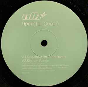Image of Label Cover of 12" - VG/VG - ATB, 9pm (Till I Come) (Ministry Of Sound; MOS132, UK 1999, Picture Sleeve), ,  - 3846258S