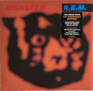 Image of Front Cover of LP - NEW/NEW - R.E.M., Monster (Craft Recordings; 7211148, Europe 2019, Insert, 180 Gram Vinyl), ,  - 1156159S