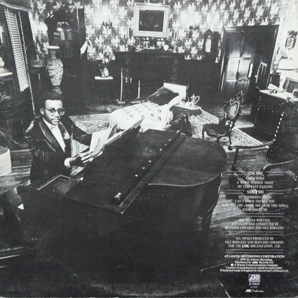 Image of Back Cover of 5024328E: LP - CHIC, Risque (Atlantic; K 50634, UK 1979, Picture Sleeve, Inner)   VG/VG