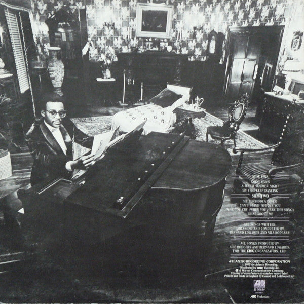 Image of Back Cover of LP - VG/VG - CHIC, Risque (Atlantic; K 50634, UK 1979, Inner), Light marks. Ringwear on sleeve & inner.,  - 2346157S