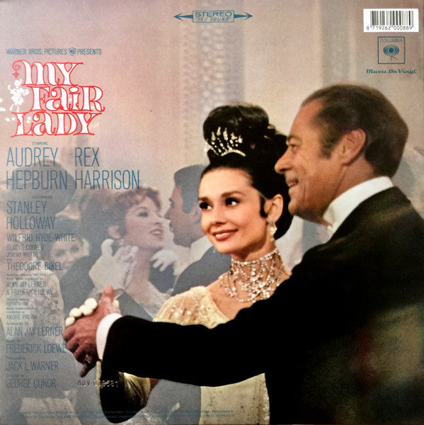 Image of Back Cover of 2xLP - VG+/VG+ - AUDREY  HEPBURN, REX HARRISON, My Fair Lady (Music On Vinyl; MOVATM076, Europe 2016 Reissue, Gatefold, Official Stickered Outer Plastic Sleeve, Limited Edition, Numbered, Expanded Edition, Pink Vinyl), Nice clean copy. Number 379/750.,  - 3746120S