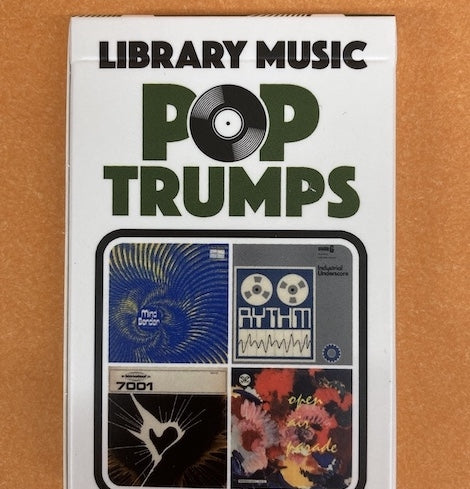 Image of Front Cover of 2355193S: Accessories - LIBRARY MUSIC POP TRUMPS, Library Music Pop Trumps Cards (; OM SWAGGER, Europe 2021)   NEW/NEW