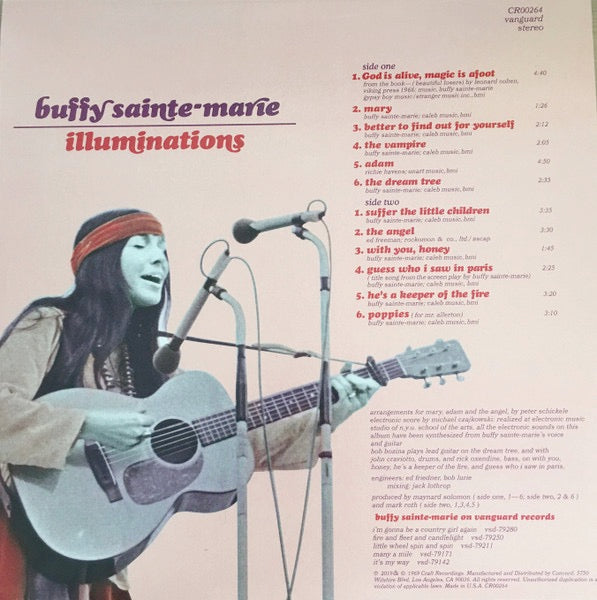 Image of Back Cover of LP - EX/EX - BUFFY SAINTE-MARIE, Illuminations (Craft Recordings; CR00264, US 2019 Reissue, Insert, Yellow Vinyl), ,  - 4226064E