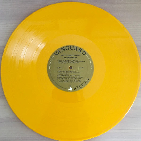 Image of Label Cover of LP - EX/EX - BUFFY SAINTE-MARIE, Illuminations (Craft Recordings; CR00264, US 2019 Reissue, Insert, Yellow Vinyl), ,  - 4226064E