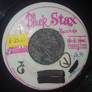 Image of Front Cover of 2024360E: 7" - JAH DEVON, Move Out A Dreadlocks Company / Version (Black Stax Records; , Jamaica 1970s, Next cuts to Leon Hyatt - 40 Days and 40 Nights.) Strong VG.  /VG