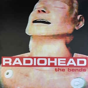 Image of Front Cover of LP - VG+/VG - RADIOHEAD, The Bends (XL Recordings; XLLP780, US 2016 Reissue, Inner), Strong VG, light hairlines. Corner wear and creasing.,  - 3826021E
