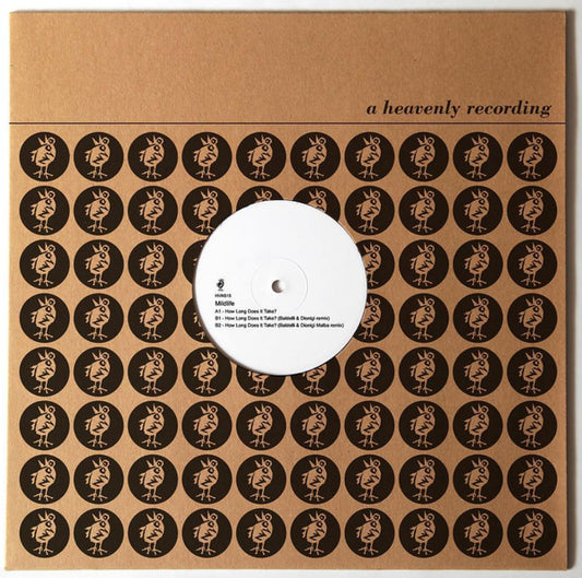 Image of Front Cover of 3044233S: LP - MILDLIFE, How Long Does It Take? (Heavenly Recordings; HVN515, UK & Europe 2019, White Label Promo, Company Sleeve)   VG+/VG+