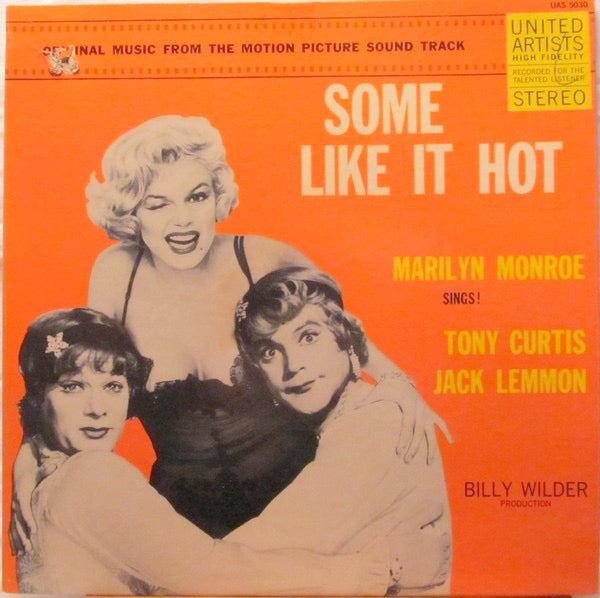Image of Front Cover of LP - VG+/VG - VARIOUS, Some Like It Hot - OST (United Artists Records; UAS 5030, US 1959, Stereo), ,  - 3626101E