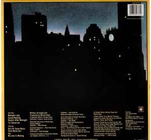 Image of Back Cover of LP - VG/VG - MARVIN GAYE, Midnight Love (CBS Red Label; CBS 32776, UK 1980s Reissue), ,  - 3626384E