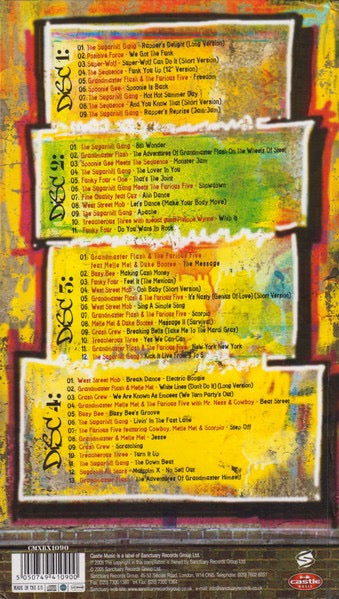 Image of Back Cover of 4xCD - VG+/VG - VARIOUS, The Message (The Story Of Sugar Hill Records) (Castle Music; CMXBX1090, UK 2005, Book Sleeve, Booklet), ,  - 4216063C