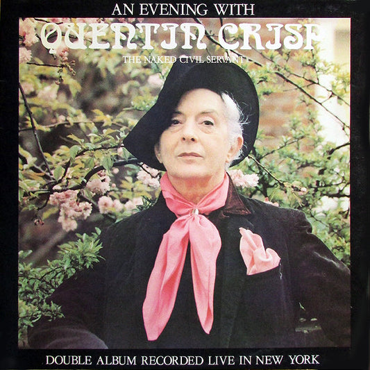 Image of Front Cover of 2xLP - VG+/VG+ - QUENTIN CRISP, An Evening With (Cherry Red; DRED2, UK 1981, Gatefold), ,  - 2126279E