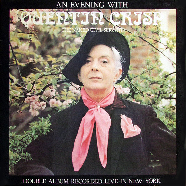 Image of Front Cover of 2xLP - VG+/VG+ - QUENTIN CRISP, An Evening With (Cherry Red; DRED2, UK 1981, Gatefold), ,  - 2126279E