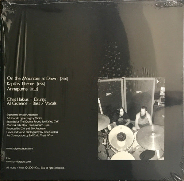 Image of Back Cover of 5014317C: LP - OM, Variations On A Theme (Holy Mountain; 77525LP, US , Insert, Silver Vinyl)   NEW/NEW